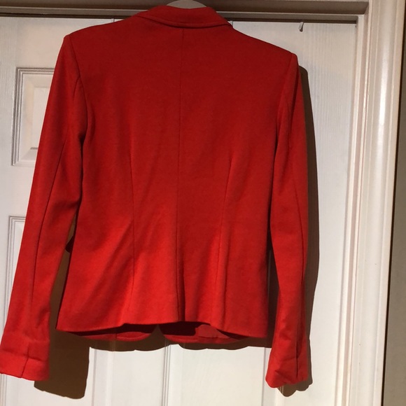 Cremieux Orange Knit Blazer- small - Picture 5 of 5